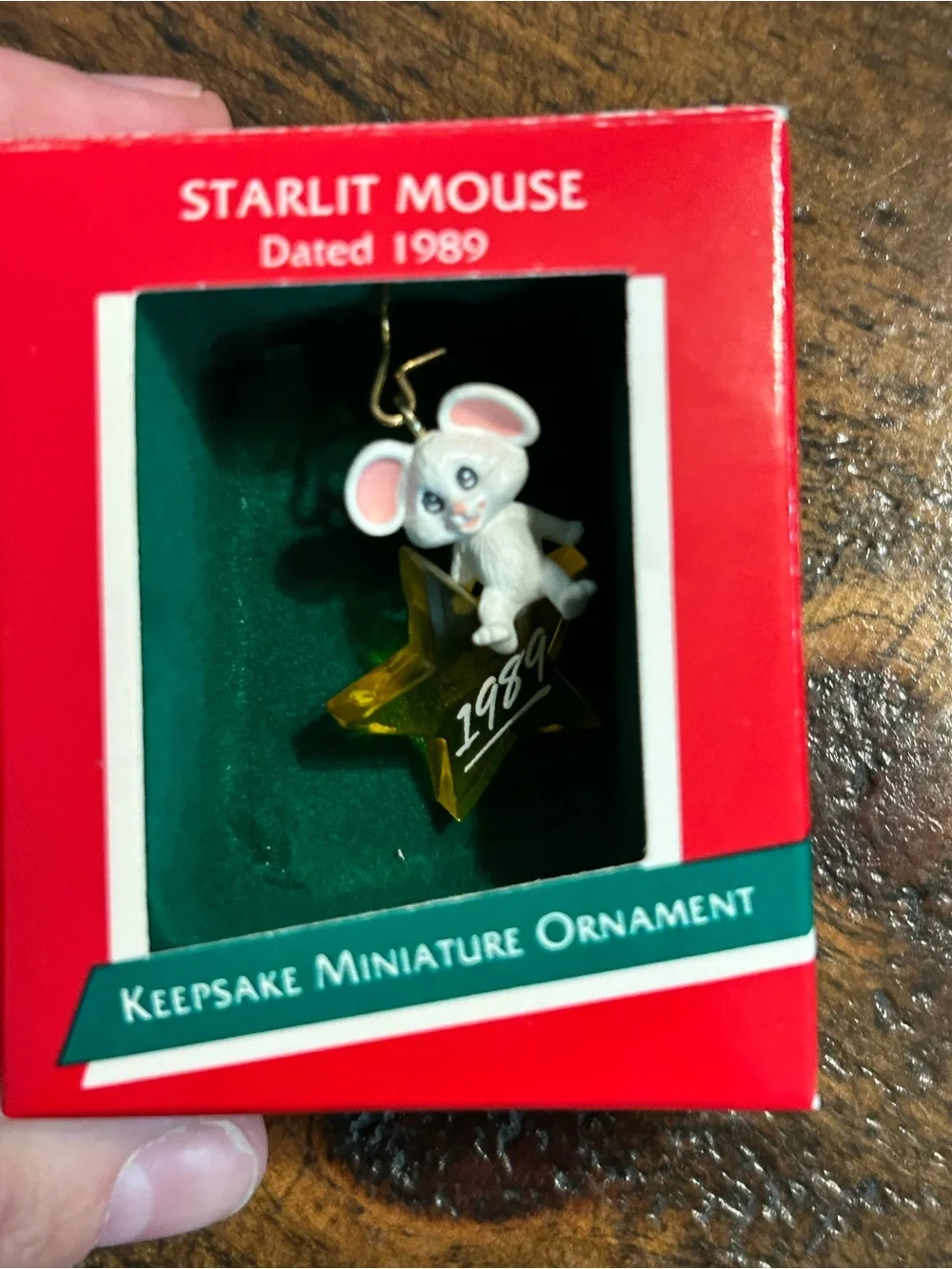 Hallmark Miniature Ornaments, Set of 5 Assorted Lot. Exc Condition